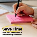Post-it Super Sticky Notes, 24 Sticky Note Pads, 3 x 3 in., Ideal for Organization in Your Dorm, Home or Office, 2X The Sticking Power, Supernova Neons Collection - Image 5