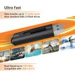 Amazon Basics 128 GB Ultra Fast USB 3.1 Flash Drive, Black - Image 6