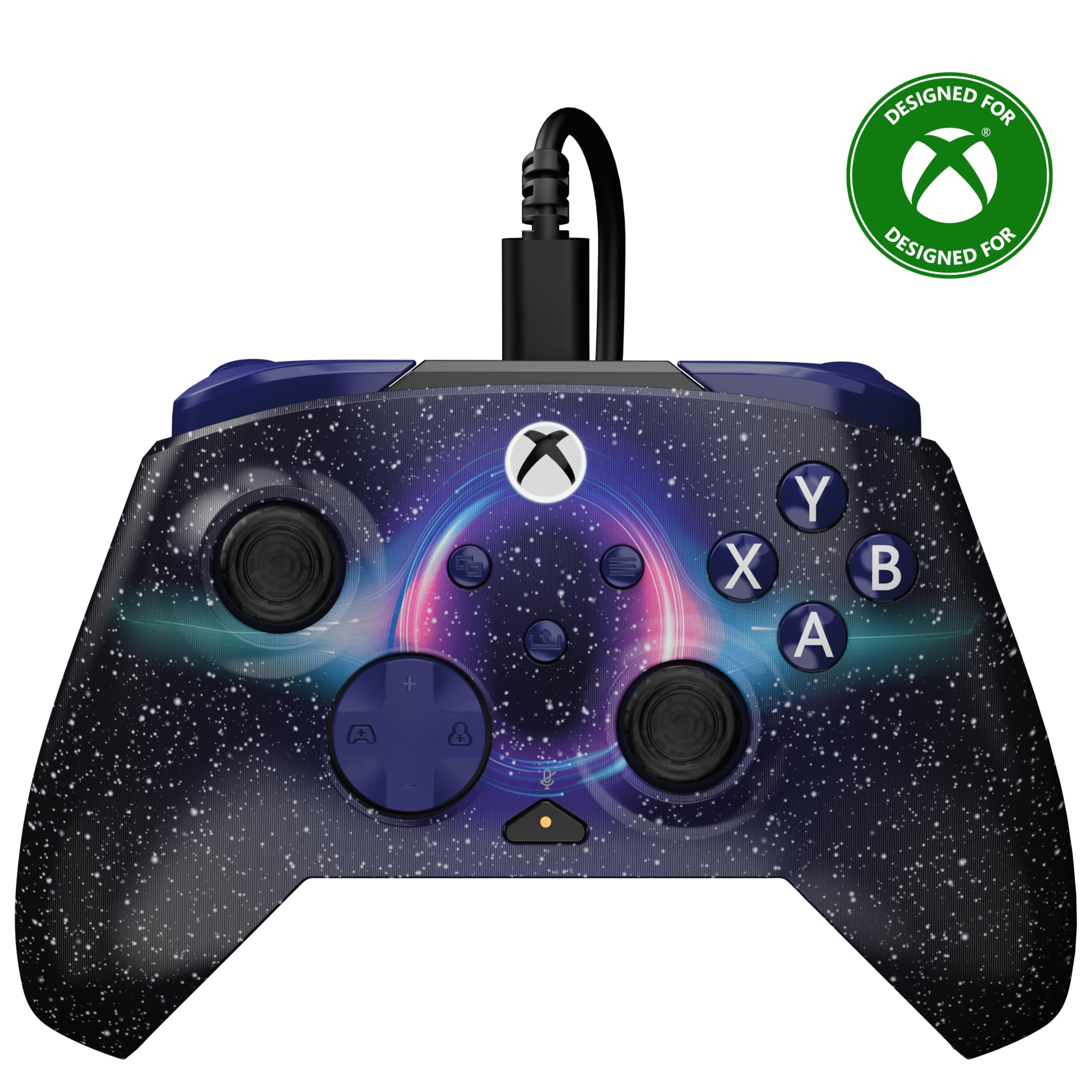 816EYeb5ySL Turtle Beach Rematch Advanced Wired Gaming Controller for Xbox & PC – Lenticular, Multi-Design, Remappable Buttons, Hall-Effect Hair Triggers, 8ft Cable, Officially Licensed by Xbox – Dark Cosmos - Image 1