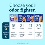 Fresh Step Clumping Cat Litter, Multi-Cat, Long Lasting Odor Control Kitty Litter with Activated Charcoal, Low Dust Formula, 14 lb - Image 4