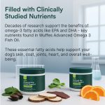 Wuffes Advanced Dog Hip and Joint Supplement with Glucosamine, Chondroitin, Omega 3, MSM, and Green Lipped Mussel, 60 Pork Flavored Chews for Small and Medium Dog Breeds - Image 7