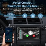 Double Din car Stereo with CD/DVD Player- CarPlay & Android Auto, Car Audio with Bluetooth, 7 Inch HD Touchscreen, Rear Camera, USB/TF/AUX, Subwoofer, AM/FM Radio Receiver - Image 5