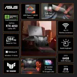 ASUS TUF A16 Gaming Laptop | 16" WUXGA IPS 144Hz | AMD 6-Core Ryzen 7 7445HS | 16GB DDR5 1TB SSD | NVIDIA GeForce RTX 4050 (194 AI Tops) | Backlit Keyboard USB 4 Wi-Fi 6 Win11 w/DLCA Accessory - Image 8