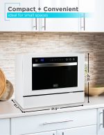 BLACK+DECKER BCD6W 6 Place Setting ENERGY STAR Portable Compact Countertop Dishwasher - Image 3