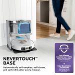 Shark Stratos 2-in-1 Robot Vacuum & Mop with 25+ Hands-Free Features & NeverTouch Self-Cleaning Base, Precision Mapping, Autolift Technology, HEPA Filtration, Edge Detect, AV2700ZE, White (Renewed) - Image 6