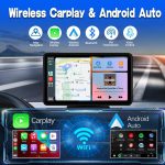 Wireless Carplay Screen for Car 7" HD Portable Car Stereo Touchscreen with Apple CarPlay and Android Auto with Mirror Link/Backup Camera/Bluetooth/GPS Navigation/AUX for All Vehicles - Image 7