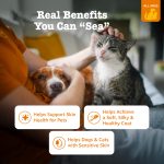 Zesty Paws Wild Alaskan Omega-3 Blend Pollock + Salmon Oil for Dogs and Cats- Skin and Coat Support, Omega 3 Supplement for Pets, 8.5oz - Image 7