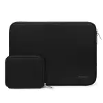 MOSISO Laptop Case 13.3 inch, 13-13.3 inch Laptop Sleeve Bag Compatible with MacBook Air/Pro 13/Pro 14 M5 M4 M3 M2 M1, HP Dell ASUS Lenovo, Neoprene Computer Sleeve Bag with Small Case, Black