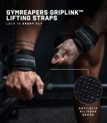 Heavy Duty D-Ring Lifting Wrist Straps with Anti-Slip Silicone Grip Beads – Cushioned & Adjustable for Deadlifts, Powerlifting & Gym Training - Image 7