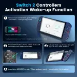 OKETY Switch 2 Controllers for Nintendo Switch 1/2/OLED/iPhone - Android, Switch 2 Pro Controller Replacement, One-Piece Wireless Switch Handheld Joypad with Turbo/Programmable/Vibration - Image 3