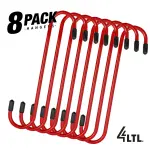 4LIFETIMELINES Brake Caliper Hanger Hooks, Durable Steel, Red Powder Coated with Rubber Tips, for Automotive Work on Brake Axle and Suspesion Systems - 8 Pack - Image 7