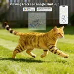 Pet Tracker,GPS Collar for Cats (Android Only) Smart tag,Waterproof Compatible with Google Find My,No Monthly Fee,Advanced Tracking Solution Smart Collar for Pet Safety Ideal Small Large Cats - Image 6