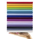 PAPERAGE Lined Journal Notebook, (Black), 160 Pages, Medium 5.6 in x 8 in - 100 GSM Thick Paper – Hardcover Journaling Notebook for Work, School & Note Taking - Image 2