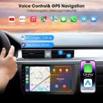 Haudio Carplay Screen for Car, 10.1 inch Wireless CarPlay & Android Auto,Backup Camera,Double Din Car Stereo,GPS Navigation, ZLink,Audio Receivers, Music Player (10.1 inch) - Image 5
