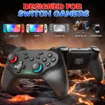 Nonbliep 2 Pack Wireless Controller for Nintendo Switch 2/1 Lite/OLED and PC, with Bluetooth, Turbo, Gyro Axis, Dual Vibration, and Screenshot, Compatible with Steam and Switch 2/1 - Image 7