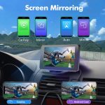 Hieha Car Play,Wireless Portable with Apple CarPlay and Android Auto Screen for Car,7" HD Touch Screen Car Stereo with Mirror Link,Backup Camera,Bluetooth5.2,GPS Navigation,AUX,FM for All Vehicles - Image 7
