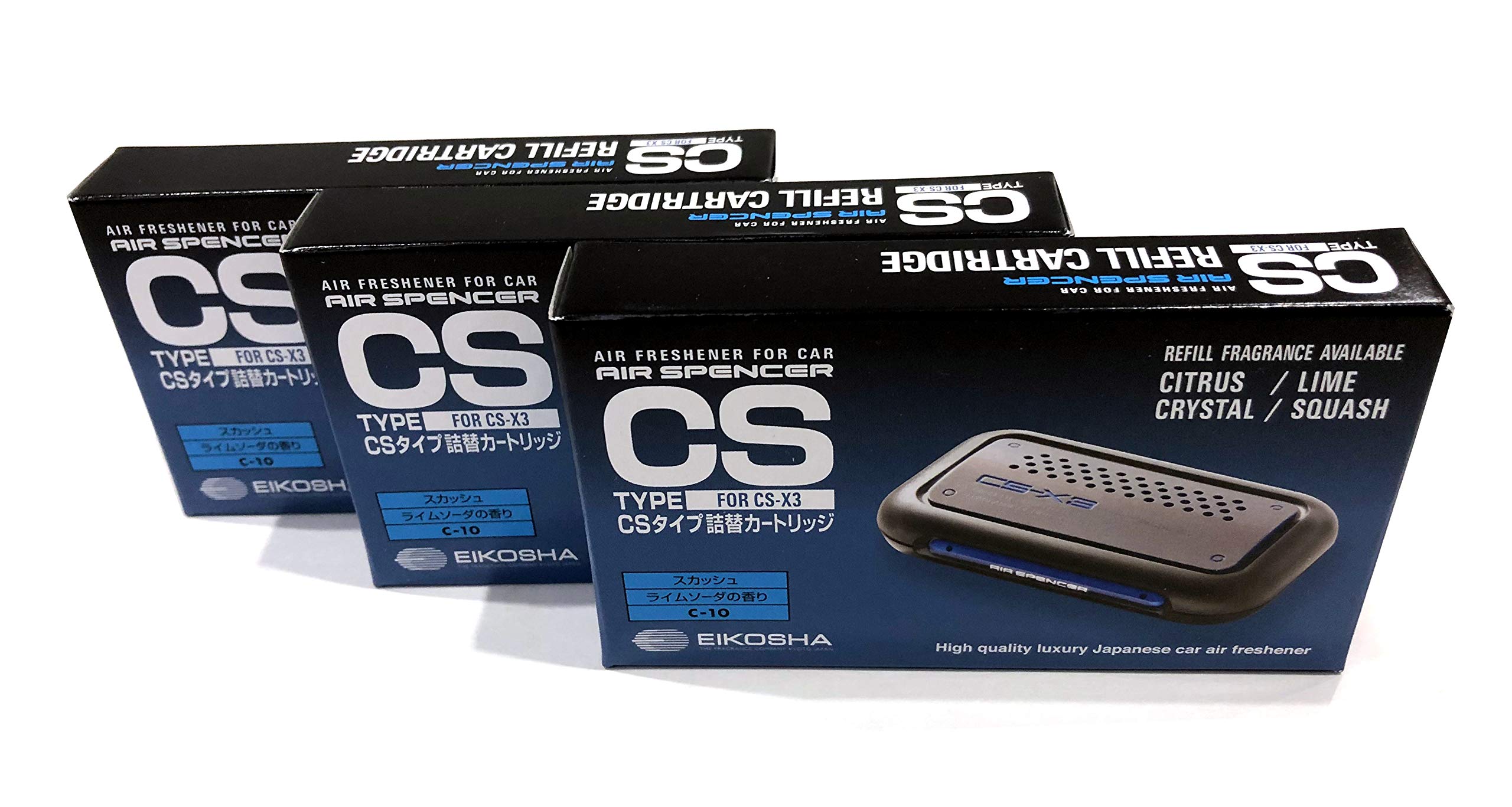 81jNQZ9mtJL CS-X3 Squash C10 Air Spencer Refill - Pack of 3 - Image 1
