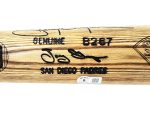 Tony Gwynn Autographed Blonde Louisville Slugger 3000th Hit Bat San Diego Padres #/3000 Beckett BAS QR Stock #212649 - Autographed MLB Bats - Image 2