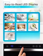 BLACK+DECKER BCD6W 6 Place Setting ENERGY STAR Portable Compact Countertop Dishwasher - Image 5