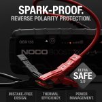 NOCO Boost X GBX155: 4250A UltraSafe Jump Starter – 12V Lithium Battery Booster Pack, Portable Jump Box, Power Bank & Jumper Cables - for 10.0L Gas and 8.0L Diesel Engines - Image 6