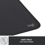 Logitech Mouse Pad - Studio Series, Computer Mouse Mat with Anti-Slip Rubber Base, Easy Gliding, Spill-Resistant Surface, Durable Materials, Portable, in a Fresh Modern Design, Graphite - Image 6