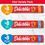 Delectables Squeeze Up Variety Pack, Creamy Squeezable Puree, Lickable Wet Cat Treats, Grain Free, No Added Fillers, No By-Products, No Added Preservatives, 0.5 Ounces Tube, 24 Tubes Total - Image 4