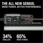 NOCO GENIUS5: 5A 6V/12V Smart Battery Charger – Automatic Maintainer, Trickle Charger & Desulfator with Overcharge Protection & Temperature Compensation – For Lead-Acid & Lithium Batteries - Image 7