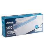 Aimoh #10 Security Self Seal Envelopes – 100 Qty |No Window, EnveGuard, 4⅛ x 9½", White, 24 LB, 100 Count (34100) - Image 2