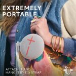 Ultimate Ears MINIROLL Ultra-Portable Waterproof Bluetooth Speaker, Big Bass, IP67 Dustproof, 131 ft Range - Gentle Grey (Renewed) - Image 8