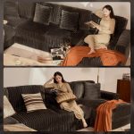Cloud Couch 139" U-Shaped Sectional Sofa – Oversized 7-Seater Modular Couch with Corduroy Upholstery, Deep Seats & High Backrest - Image 3