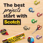 Scotch Magic Tape, Invisible, Repair Christmas Cards and Use as Holiday Gift Wrap Supplies for Christmas, 6 Tape Rolls with Dispensers - Image 3