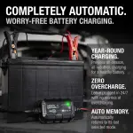 NOCO GENIUS5: 5A 6V/12V Smart Battery Charger – Automatic Maintainer, Trickle Charger & Desulfator with Overcharge Protection & Temperature Compensation – For Lead-Acid & Lithium Batteries - Image 2