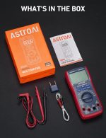 AstroAI Digital Multimeter and Analyzer TRMS 6000 Counts Volt Meter Ohmmeter Auto-Ranging Tester; Accurately Measures Voltage Current Resistance Diodes Continuity Duty-Cycle Capacitance Temperature - Image 3