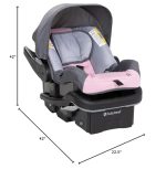 Baby Trend Passport® Cargo Stroller Travel System with EZ-Lift™ Plus Infant Car Seat, Pink Bamboo - Image 2
