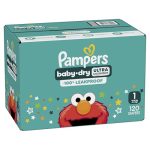 Pampers Diapers - Baby Dry - Size 1, 120 Count, Absorbent Disposable Infant Diaper (Packaging May Vary) - Image 4