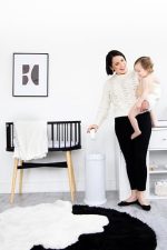 Ubbi Steel Diaper Pail, Odor Locking, No Special Bag Required, Award-Winning, Registry Must-Have, White - Image 3