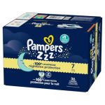 Pampers ZZZ Overnight Diapers, Size 7 (41+ lbs), 36 Count, Nighttime Protection Disposable Baby Diaper, Night Time Leak and Skin Protection - Image 3