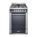 4 Burner Freestanding Gas Range in Stainless Steel