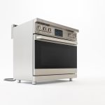 Induction Hardware 36 Inch Professional Induction Range with Convection Oven, Air Fry, 5 Burner Electric Stove, Pizza Stone - Stainless Steel - Image 8