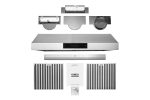 Hauslane Range Hood 30 Inch - Under Cabinet Range Hood 30" Stainless Steel Kitchen Hood, Vent Hood 30 Inches, Stove Vent Hood for Kitchen, Vent Hoods 30 Inch with LED - Chef Series PS18 - Image 2