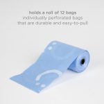 Ubbi Retractable On the Go Bag Dispenser for Travel, Diaper Bag Accessory Must Have for Newborn, Helpful Item, Baby Gift, Lavender Scented, Gray - Image 4