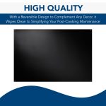 Broan-NuTone, SP300224, Reversible Backsplash Splatter Guard and Cooking Shield, Range Hood Accessories to Keep Kitchen Clean, 30" x 24", Black and White, 1 - Image 3