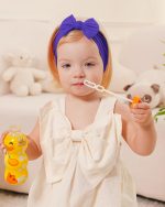 jollybows 20pcs Baby Girls Nylon Headbands Turban Hair Bows Hair Band Elastic Hair Accessories for Kids Toddlers Infants Newborn - Image 7