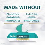Pampers Ultra Clean Baby Wipes (Previously 'Free & Gentle'), 99% Water, Hypoallergenic, Unscented, 100% Plant Based, Plastic-Free, 936 Baby Wipes Total (12X Flip-Top Packs) [Packaging May Vary] - Image 8