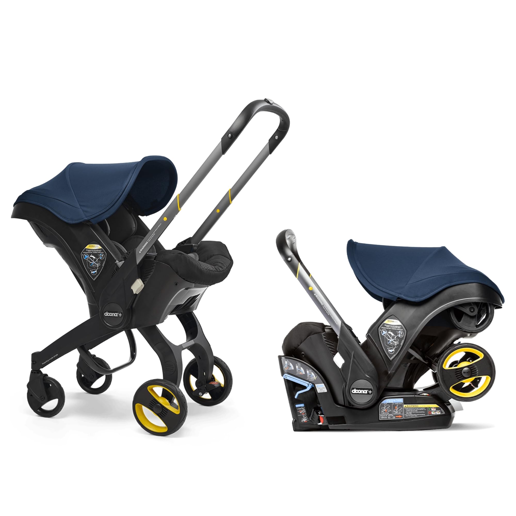 71dBU3Wl4FL Doona Car Seat & Stroller, Deep Blue - All-in-One Travel System - Image 1