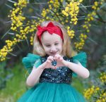 BABYGIZ Baby Girl Headbands-Infant,Toddler Cotton Handmade Hairbands with Bows Child Hair Accessories (Red) - Image 5