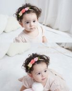 doboi Baby Girl Headbands 24PCS Nylon Linen Handmade Hairbands with Hair Bows and Accessories for Newborns, Infants, Toddlers, and Little Kids - Image 5