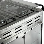 20" Freestanding LPG Stove - Equipped with 4 coil burners and Oven with Stainless Steel Stove (Black: Automatic Ignition) - Image 2