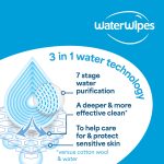 WaterWipes Sensitive+ Baby & Toddler Wipes, 3-In-1 Cleans, Cares, Protects, 99.9% Water, Textured Clean, Unscented & Hypoallergenic, 720 Count (12 Packs) - Image 5