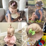 CÉLLOT Baby Hair Clips 50Pcs Tiny 2" Baby Hair Bows Fully Covered Barrettes Clips for Baby Girls Infants and Toddlers,25 Colors in Pairs - Image 7